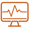 Ikony Titbc specyficzne dla branży ciemnofioletowe urządzenia medyczne